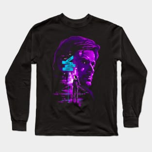 Purple Man Long Sleeve T-Shirt